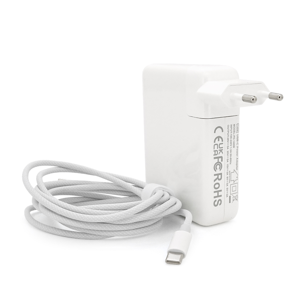 Блок живлення MERLION для ноутбука Apple MacBook USB-C 28V 5A (140 Вт)