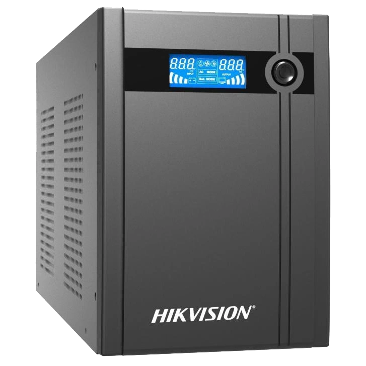 ДБЖ Hikvision DS-UPS3000, 3000ВА / 1800 Вт LCD, 4xUniversal socket, 4x12V / 9Ah, 18.5 кг, 412×145×210 мм