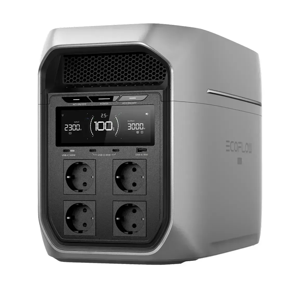 Зарядна станція EcoFlow DELTA 3 Max Plus / 3000 Вт / 2048 Вт⋅год / LiFePO4