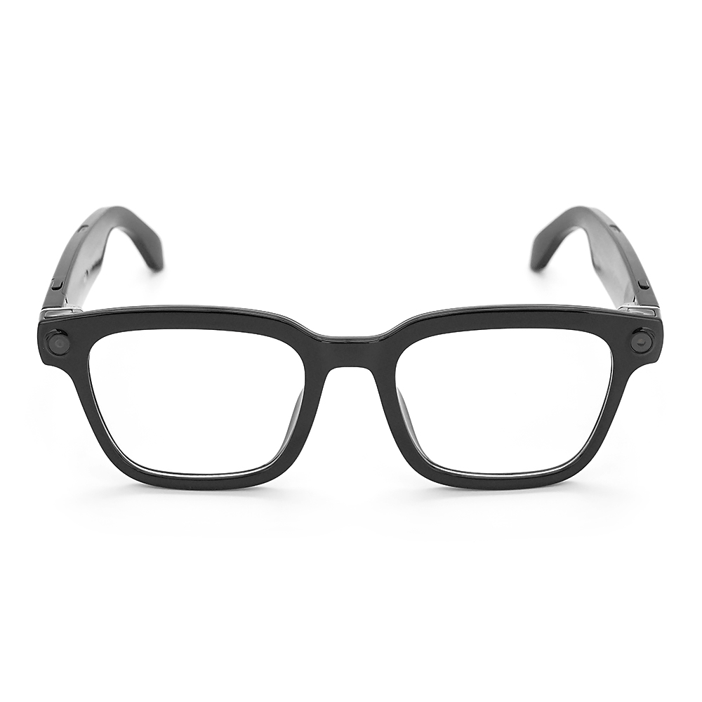 Розумні окуляри E17 AI Smart Shooting Glasses 8-MEGA Pixel, Bluetooth, Black, 150,6*150,5*51,3 мм, 42g. White, Box