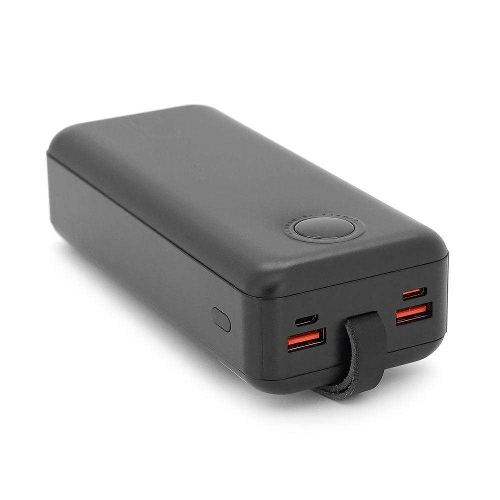 PowerBank XO-PR240 30000mAh Digital Fast Charger, Input:5V-12V/1.5-2.4A(Type-C,MicroUSB),Output: 5V-12V/1.5-5А, PD20W,2- QC22.5W, plastic,Black — Фото 4