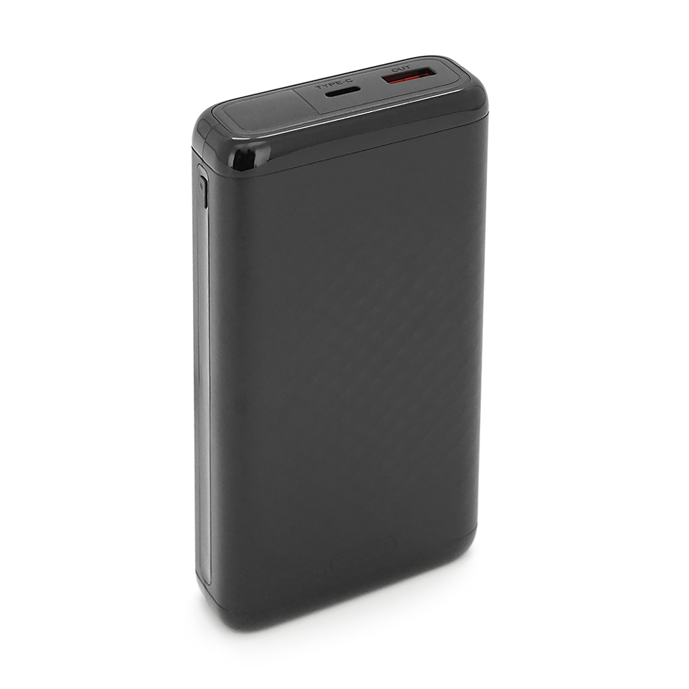 PowerBank XO-PB309 20000mAh Digital Fast Charge, Input:5V-12V / 1,5-2,5A / 18W(Max)(Type-C),Output: 5V-12V / 1,65-5А(22,5W), USB-С, QC22.5W, plastic,Black