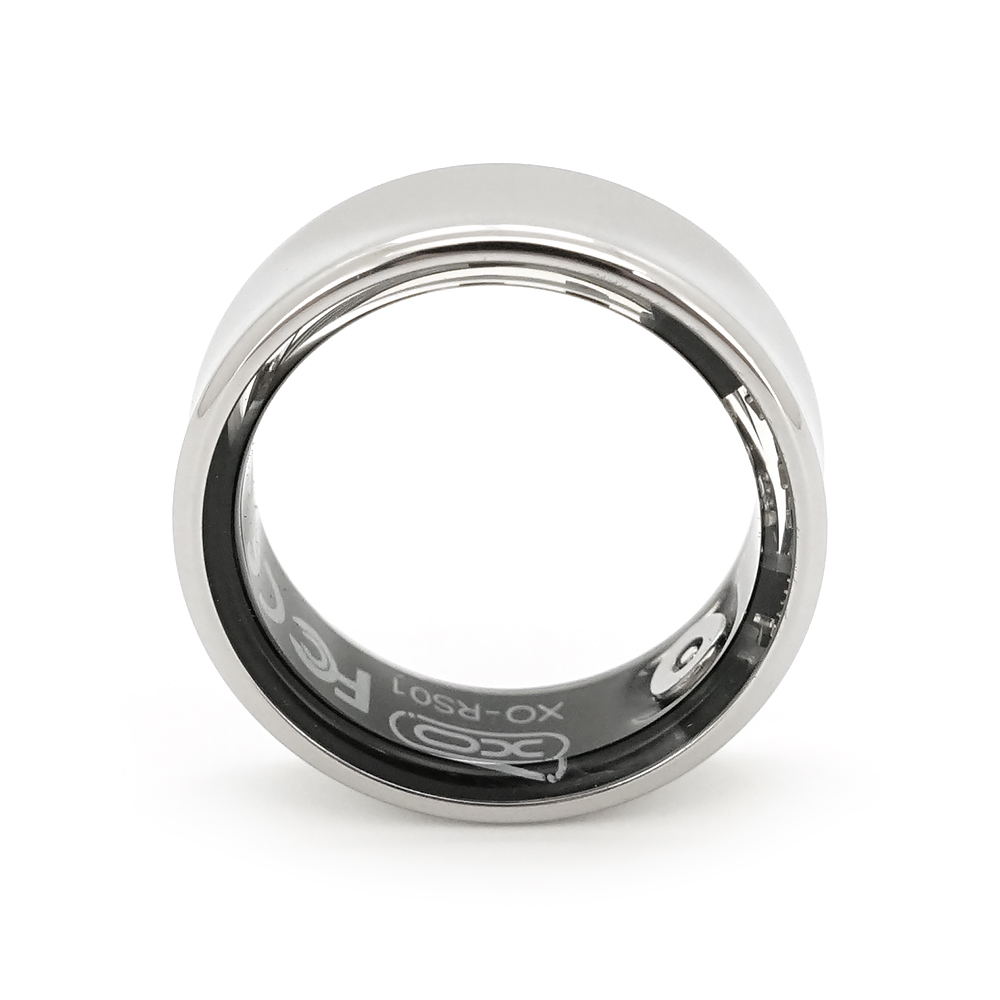 Смарт-кільце XO Smart Ring RS01 розмір 10 (19,8mm), 18 mAh, Bluetooth, Silver, 2,5 г