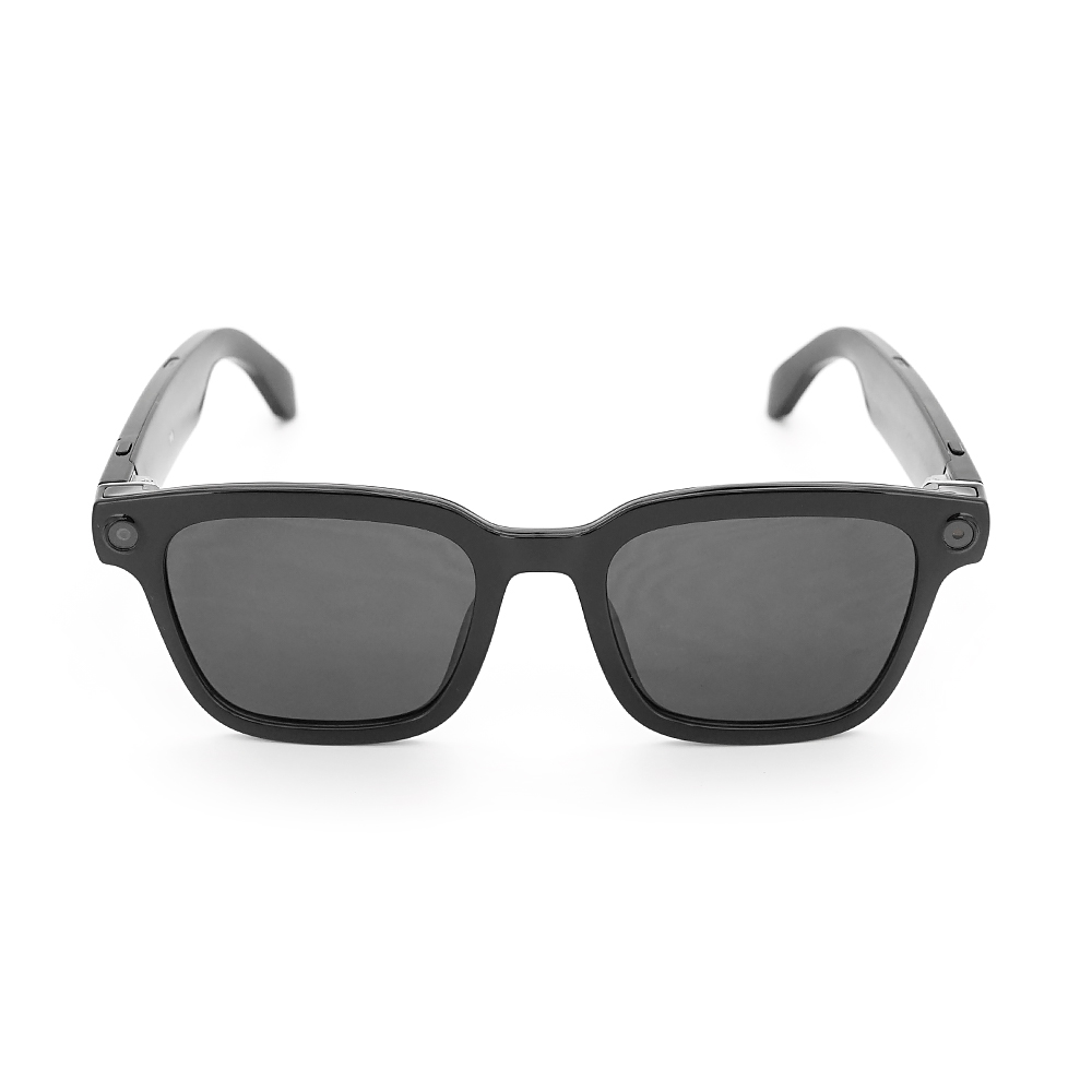 Розумні окуляри E17 AI Smart Shooting Glasses 8-MEGA Pixel, Bluetooth, Black, 150,6*150,5*51,3 мм, 42g. Black, Box