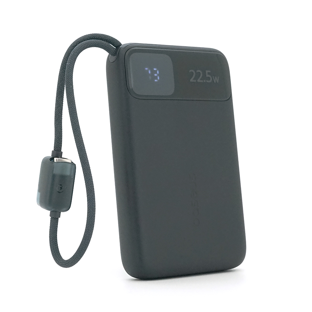 PowerBank Baseus EnerFill FC11 Digital Display Fast Charge 10000mAh 22.5W, 2*USB+Type-C, PD3.0, QC3.0, Black, Q20