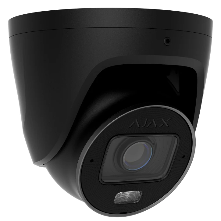 5 Mp IP варіофокальна відеокамера з гібридним підсвічуванням Ajax TurretCam HLVF (5 Mp) Black (2.8-12 мм)