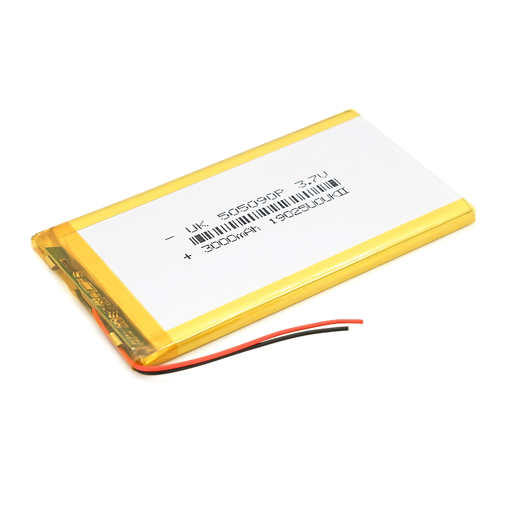 Літій-полімерний акумулятор 5*50*90mm (Li-ion 3.7В 3000мА&middot;год)