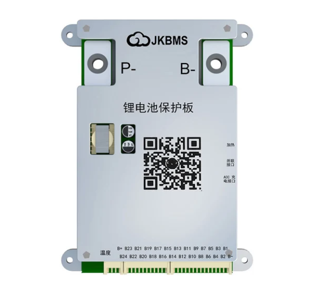 BMS плата JK-BD6A20S8PD Li-Ion/LiFePo4/LTO 8S-20S, 80A, CAN/RS485, 1mΩ, Bluetooth, Ballance 0.6A + кнопка