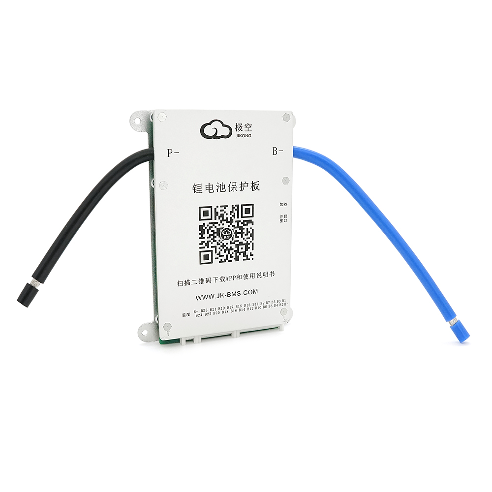 BMS плата JK-BD6A17S8P Li-Ion/LiFePo4/LTO 8S-17S, 80A, CAN/RS485, 1mΩ, Bluetooth, Ballance 0.6A