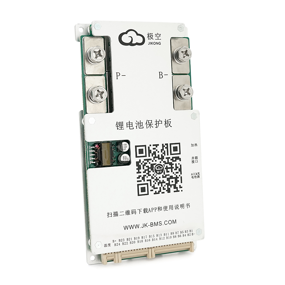 BMS плата JK-BD6A24S15PD Li-Ion/LiFePo4/LTO 8S-24S, 150A, CAN/RS485, 1mΩ, Bluetooth, Ballance 0.6A + кнопка