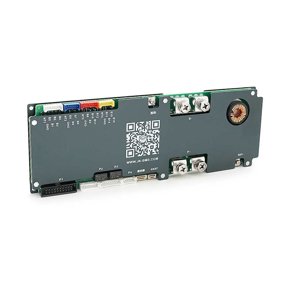 BMS плата JK-PBD6A16S15P Li-Ion/LiFePo4/LTO 8S-16S, 150A, CAN/RS232/RS485, LED, 1mΩ, Bluetooth, Ballance 0.6A, TEMP control, Parallel 10A