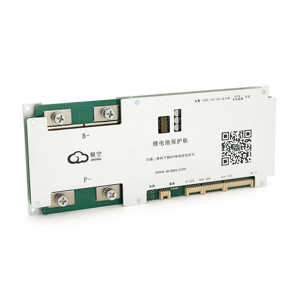 BMS плата JK-BD6A32S15P Li-Ion/LiFePo4/LTO 8S-32S, 150A, CAN/RS232/RS485, LED, 1mΩ, Bluetooth, Ballance 0.6A