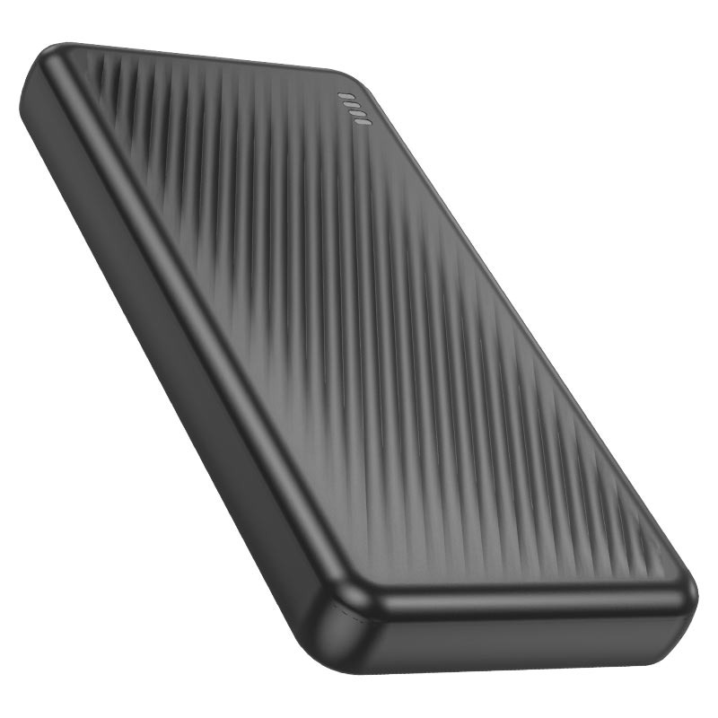 Power bank Borofone BJ55 10000mAh, 22.5W, кабелю USB: Lighting, Type-C, Black, 270g, Box — Фото 2