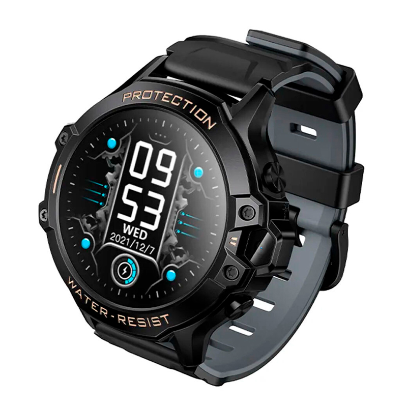 Дитячий смарт годинник Hoco Y107, 4G, GPS, Wi-Fi, HD камера, LCD дисплей, дзвінки, відеодзвінки, голосові повідомлення, акум 700mAh, Black, Box