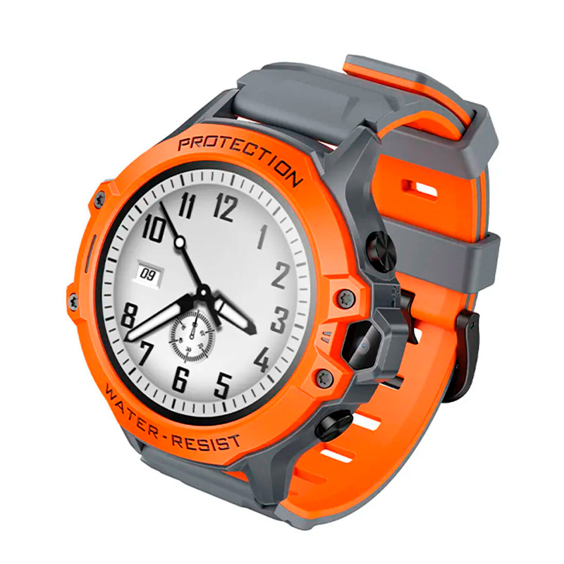 Дитячий смарт годинник Hoco Y107, 4G, GPS, Wi-Fi, HD камера, LCD дисплей, дзвінки, відеодзвінки, голосові повідомлення, акум 700mAh, Orange, Box
