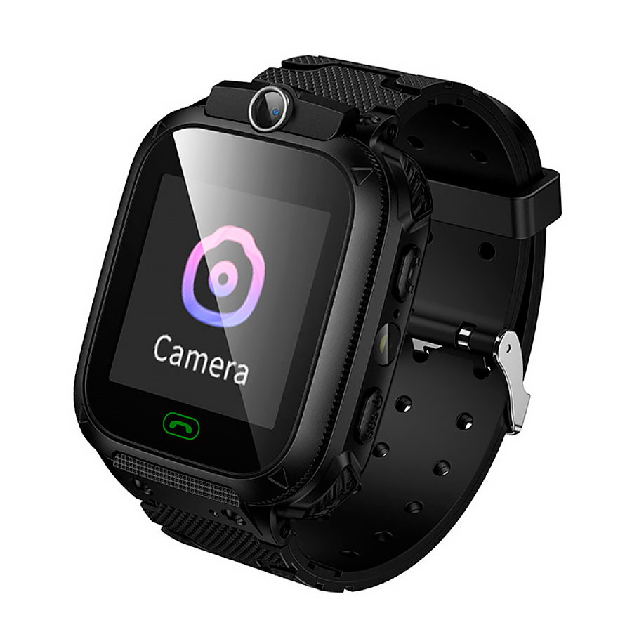 Дитячий смарт годинник Hoco Y105, GPS, Wi-Fi, LCD дисплей, дзвінки, голосові повідомлення, акум 400mAh, Black, Box
