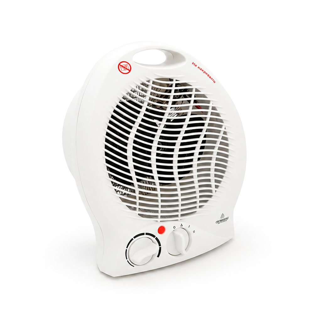 Тепловентилятор спіральний CB-7746, 2000 Вт, 3 режими Cold air/1000/2000Вт, Box