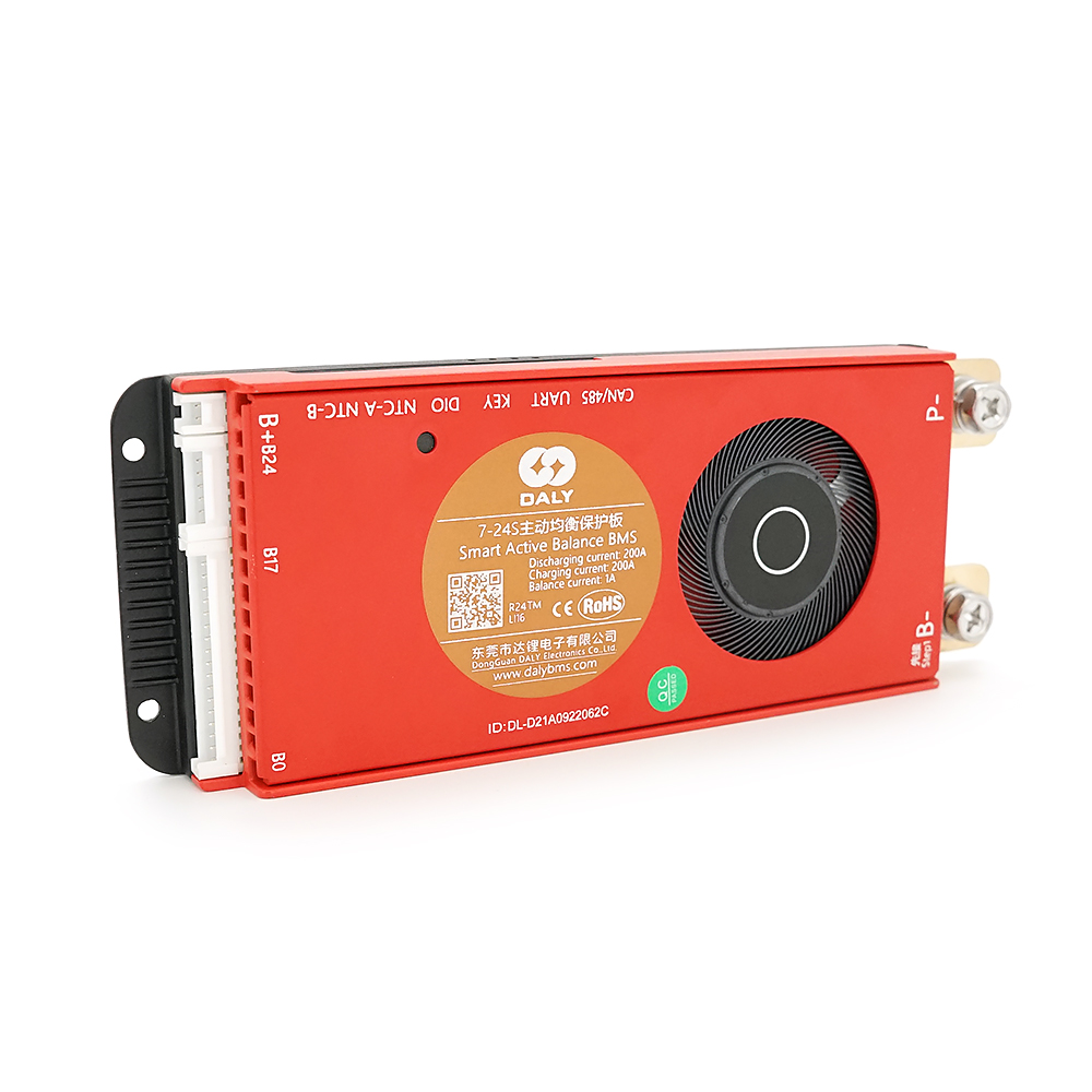 Universal BMS smart плата DaLy LiFePO4 7-24S 200A з Bluetooth + CAN + активний балансир 1A