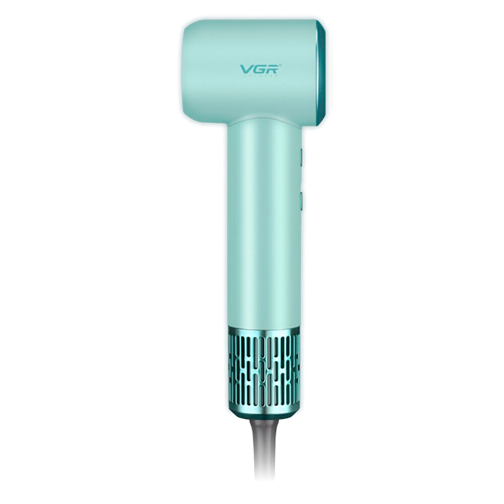 Фен професійний VGR V-446 GREEN, 2 режими обдування, 4 режими температури, 1400W, Box