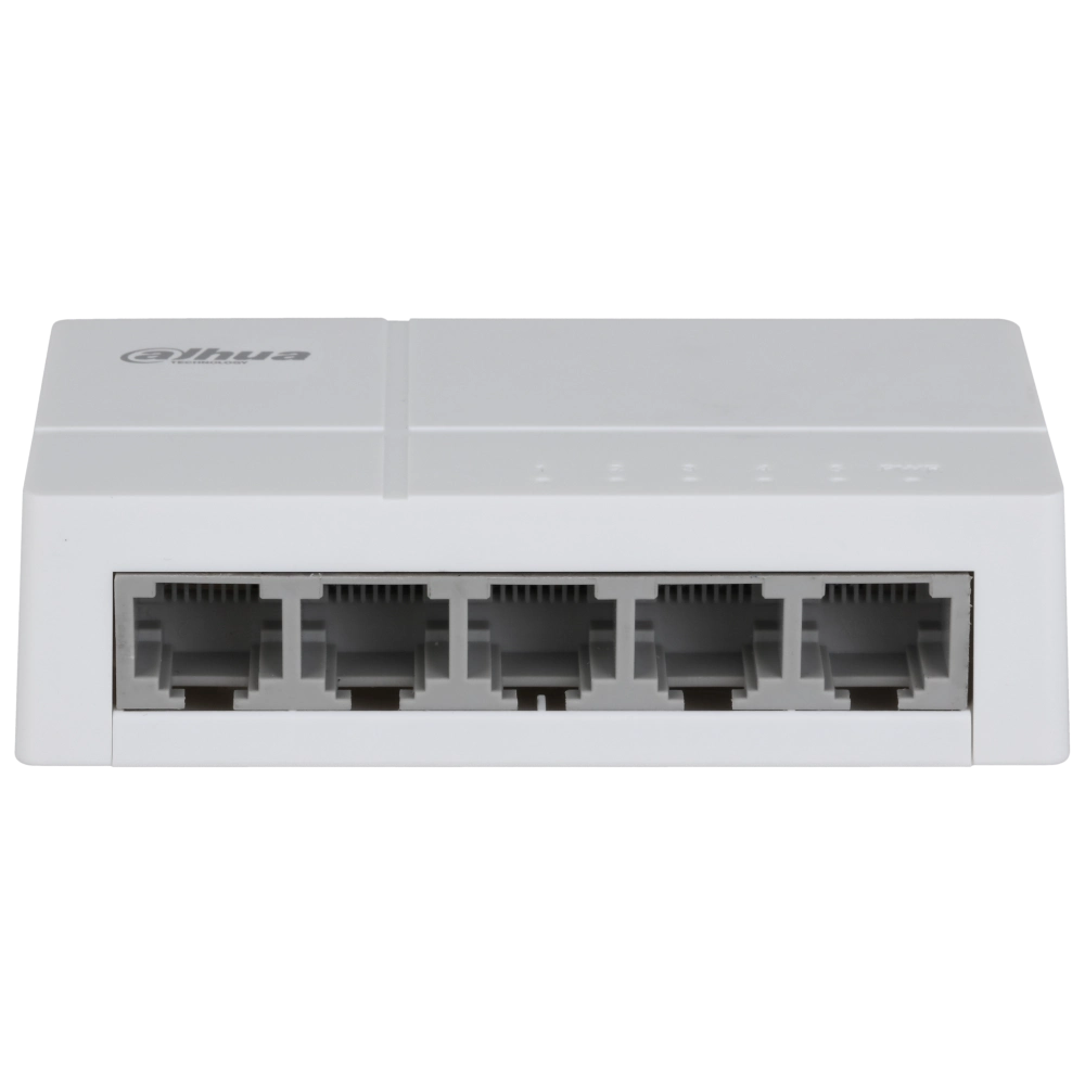 Комутатор Dahua DH-SF1005L 5 портів Ethernet 10/100 Мбіт/сек, Q30, 86.4×52×23 мм